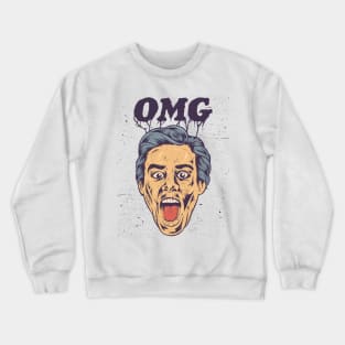 The Man Screaming OMG Crewneck Sweatshirt